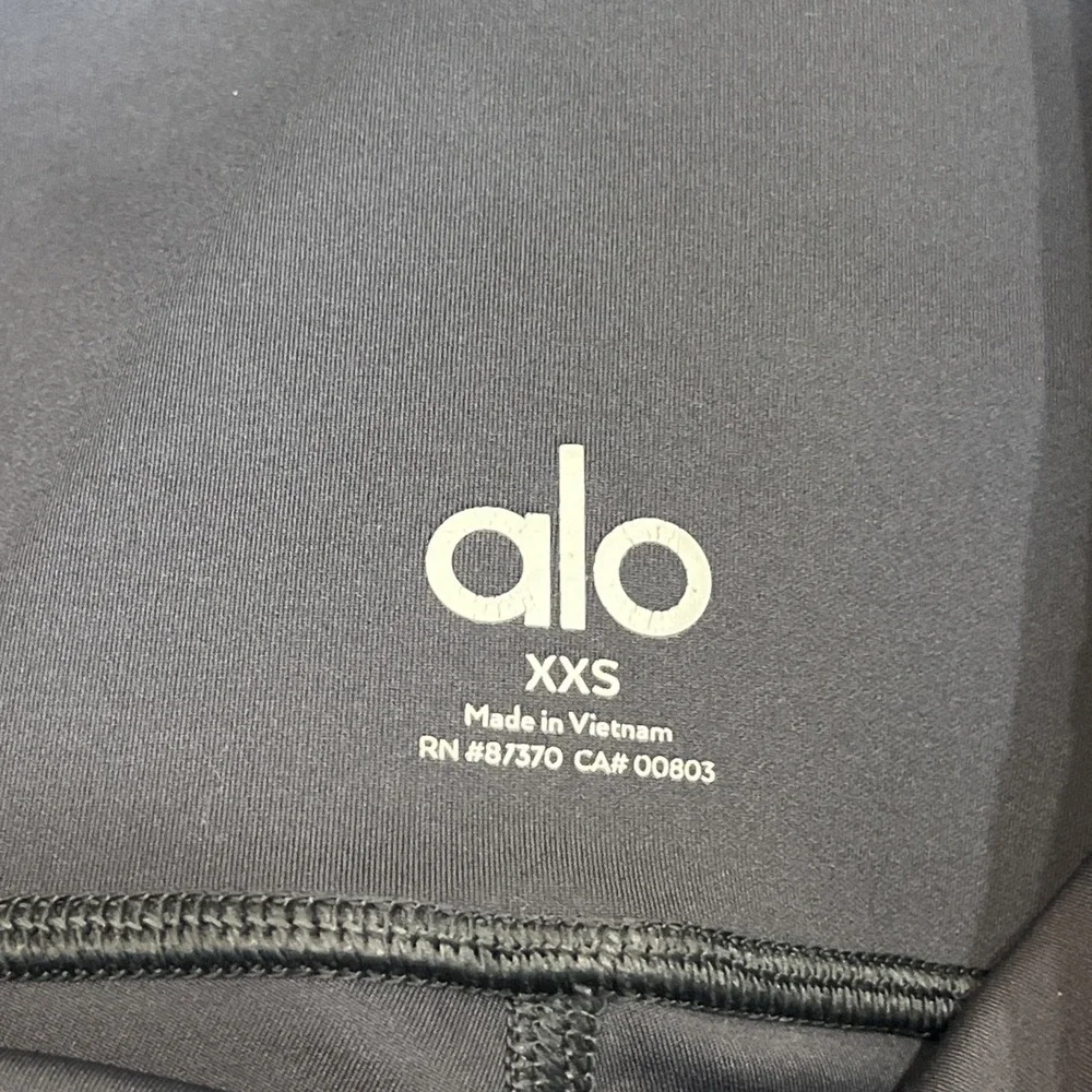 Alo Yoga Women's Airlift High Waist Dark Gray 7/8 Leggings Size XXS EUC